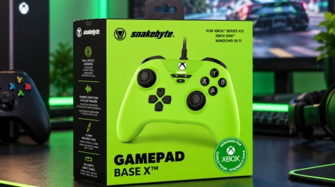 KONTROLER SNAKEBYTE BASE X XBOX PC HALL EFFECT USB-C ZIELONY