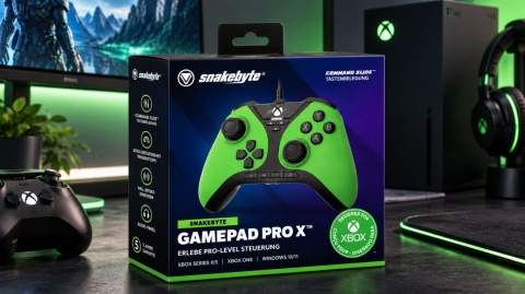 KONTROLER SNAKEBYTE GAMEPAD PRO X XBOX PC HALL EFFECT USB-C ZIELONY