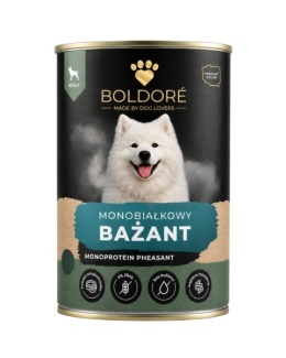 Karma mokra dla psa Monoproteinowy Bażant 800g