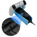STACJA DOKUJĄCA DO PS5 PODWÓJNA ŁADOWARKA DO PADÓW DUALSENSE LED + USB-C