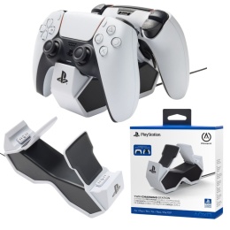 Stacja ładowania kontrolerów DualSense PS5 PowerA Twin Charging Station | Szybkie ładowanie padów PS5