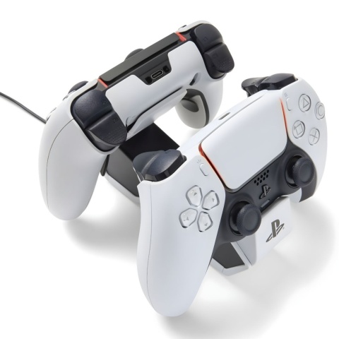 Stacja ładowania kontrolerów DualSense PS5 PowerA Twin Charging Station | Szybkie ładowanie padów PS5