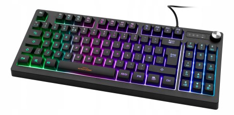 KLAWIATURA GAMINGOWA MEMBRANOWA RGB POKR?T?O KLAWIATURA GAMINGOWA MEMBRANOWA RGB POKR?T?O