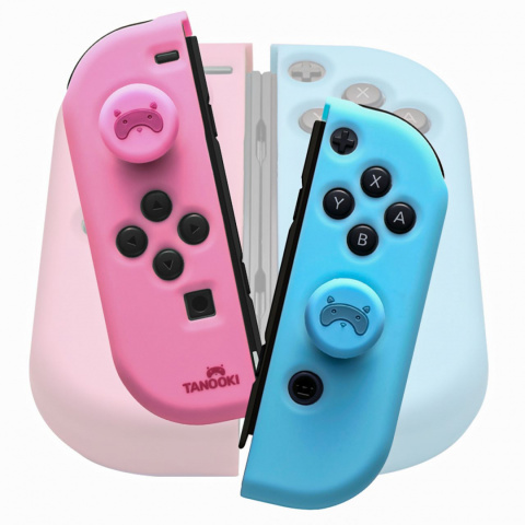 ETUI NA JOY CON TANOOKI GRIPSY RÓŻOWO NIEBIESKIE