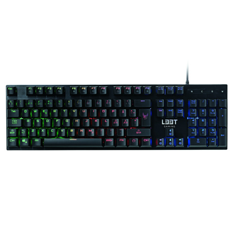 KLAWIATURA HYBRYDOWA Leet Oseberg RGB PRZEWODOWA KLAWIATURA HYBRYDOWA Leet Oseberg RGB PRZEWODOWA