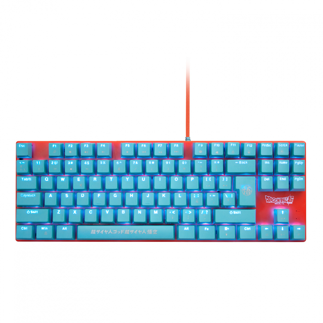 KLAWIATURA MECHANICZNA TKL DRAGON BALL PC PS3 PS4 KLAWIATURA MECHANICZNA TKL DRAGON BALL PC PS3 PS4