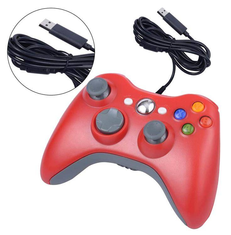 KONTROLER PAD PRZEWODOWY DO XBOX 360 PC CZERWONY KONTROLER PAD PRZEWODOWY DO XBOX 360 PC CZERWONY