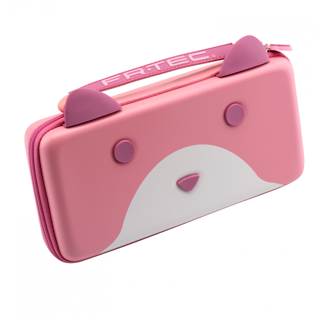 Pokrowiec na konsolę Nintendo BLADE Tanooki różowy z uszami Pokrowiec na konsolę Nintendo BLADE Tanooki różowy z uszami