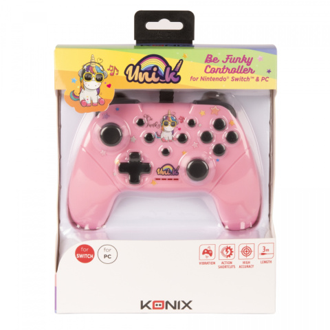 PAD PRZEWODOWY DO PC NINTENDO WIBRACJE UNICORN PAD PRZEWODOWY DO PC NINTENDO WIBRACJE UNICORN