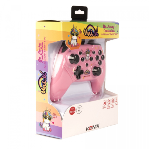 PAD PRZEWODOWY DO PC NINTENDO WIBRACJE UNICORN PAD PRZEWODOWY DO PC NINTENDO WIBRACJE UNICORN