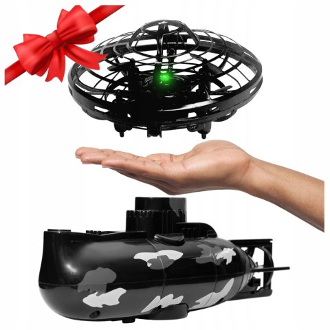 Łódź podwodna zdalnie sterowana zabawka + dron UFO