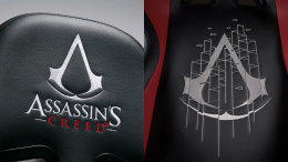 Fotel gamingowy regulowany obrotowy Subsonic Assasin’s Creed czarno-czerwony