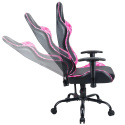 Fotel gamingowy regulowany obrotowy krzesło do biurka Subsonic Pro Pink Power