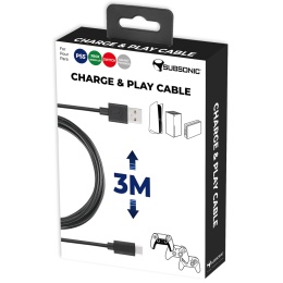 Kabel 3m Charge & Play USB - USB-C
