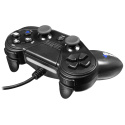 Kontroler przewodowy pad gamingowy do PS3, PS4, PC czarny