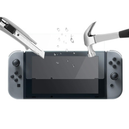 Szkło hartowane 9H do Nintendo Switch + niezbędne dodatki