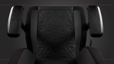 FOTEL GAMINGOWY IRON MAIDEN OBROTOWY CZARNY