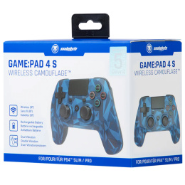 GP Snakebyte PS4 GamePad 4 S - kontroler bezprzewodowy Niebieski