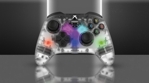 GP Snakebyte XS GamePad RGB X - kontroler przewodowy - przezroczysty GP Snakebyte XS GamePad RGB X - kontroler przewodowy - przezroczysty