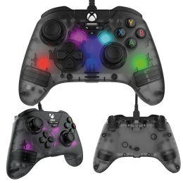 GP Snakebyte XS GamePad RGB X - kontroler przewodowy - szary