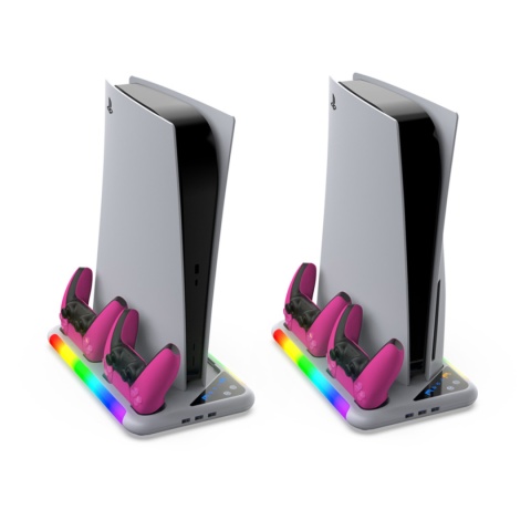 ?adowarka do pad?w PS5 Podw?jna Stacja ?aduj?ca Dokuj?ca Ch?odz?ca LED RGB ?adowarka do pad?w PS5 Podw?jna Stacja ?aduj?ca Dokuj?ca Ch?odz?ca LED RGB