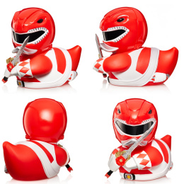 TUBBZ HASBRO DUCK Oficjalna Figurka Kaczka Power Rangers - Red Ranger