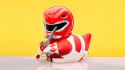 TUBBZ HASBRO DUCK Oficjalna Figurka Kaczka Power Rangers - Red Ranger