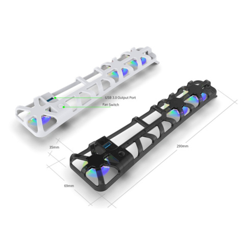 Wentylator PS5 SLIM LED RGB USB 3.0 Ch?odzenie konsoli Wentylator PS5 SLIM LED RGB USB 3.0 Ch?odzenie konsoli