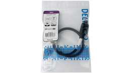 DELTACO DP80-1005 DISPLAYPORT CABLE, DP 2.1, DP80, 0,5M