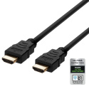 DELTACO HU-10 ULTRA SZYBKI KABEL HDMI 48GBPS, 1M, CZARNY