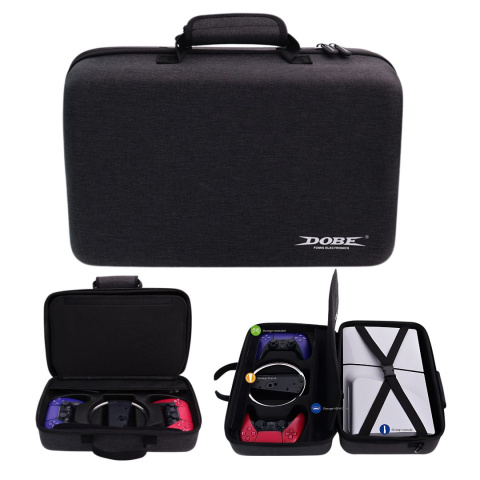 Etui podróżne PS5 Slim – torba ochronna na konsolę, pady i akcesoria Etui podróżne PS5 Slim – torba ochronna na konsolę, pady i akcesoria