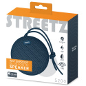 Głośnik Bluetooth wodoodporny STREETZ, 1x 5 W, AUX,mikrofon, niebieski