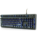 KLAWIATURA MECHANICZNA GAMINGOWA LED ALUMINIUM RGB PEŁNA NUMPAD