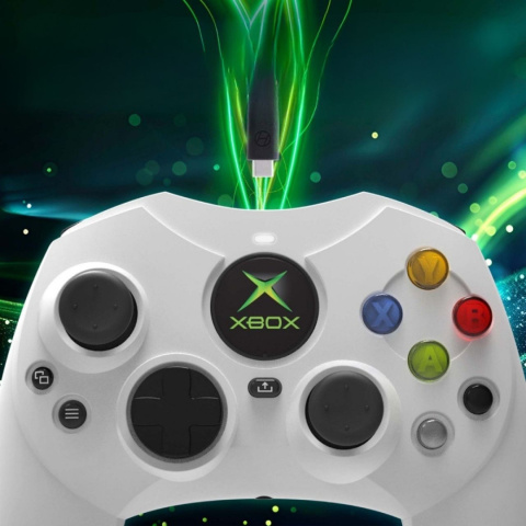 Przewodowy pad biały Xbox Series X|S, Xbox One Przewodowy pad biały Xbox Series X|S, Xbox One