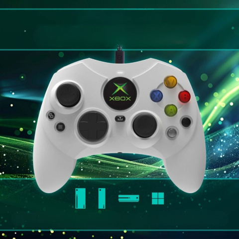 Przewodowy pad biały Xbox Series X|S, Xbox One Przewodowy pad biały Xbox Series X|S, Xbox One