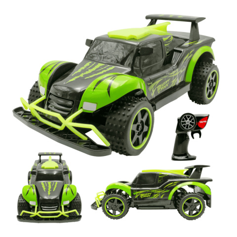 SAMOCHÓD ZDALNIE STEROWANY TAYIO GLOW BUGGY DESERT CROSS ZIELONY RC 1:18