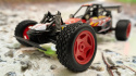 SAMOCHÓD ZDALNIE STEROWANY TAYIO TRAIL RACER RED CZERWONY RC SKALA 1:8