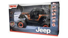 SAMOCHÓD ZDALNIE STEROWANY TAYIO WRANGLER RUBICON BLACK JEEP RC SKALA 1:8