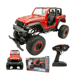 SAMOCHÓD ZDALNIE STEROWANY TAYIO WRANGLER RUBICON RED JEEP RC SKALA 1:8