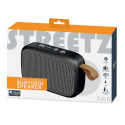 STREETZ przenośny głośnik Bluetooth, USB/TF zestaw głośnomówiący, czarny