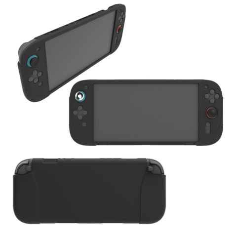 Silikonowa osłona do Nintendo Switch 2 czarna Silikonowa osłona do Nintendo Switch 2 czarna