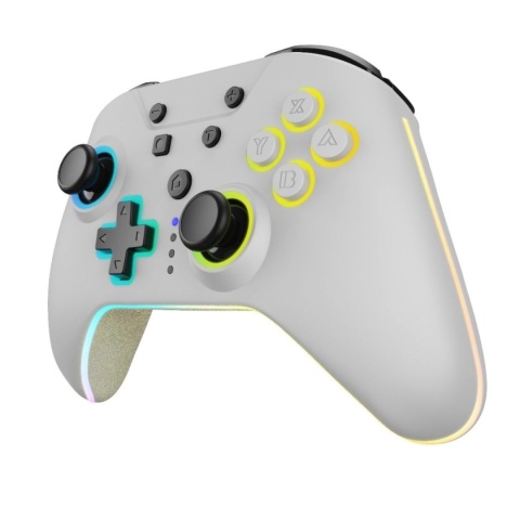 Bezprzewodowy kontroler Nintendo Switch RGB Biały Bezprzewodowy kontroler Nintendo Switch RGB Biały