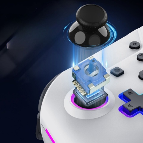 Bezprzewodowy kontroler Nintendo Switch RGB Biały Bezprzewodowy kontroler Nintendo Switch RGB Biały