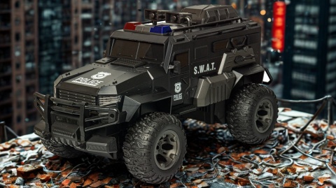 Big Foot RC Truck 1:8 – Zdalnie sterowany monster truck policyjny Big Foot RC Truck 1:8 – Zdalnie sterowany monster truck policyjny