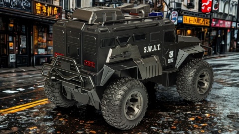Big Foot RC Truck 1:8 – Zdalnie sterowany monster truck policyjny Big Foot RC Truck 1:8 – Zdalnie sterowany monster truck policyjny