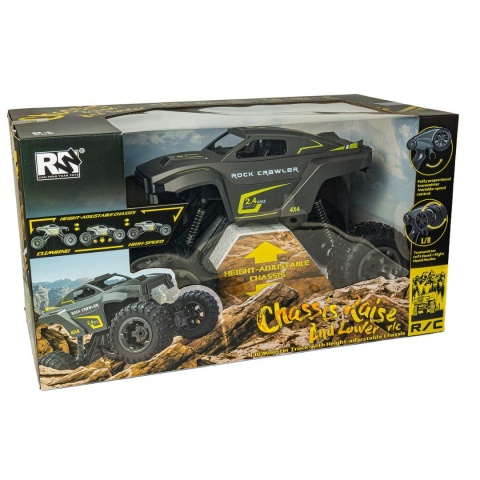 Crawler Monster Truck RC 1:10 – Zdalnie sterowany potwór RC szary Crawler Monster Truck RC 1:10 – Zdalnie sterowany potwór RC szary