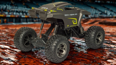Crawler Monster Truck RC 1:10 – Zdalnie sterowany potwór RC szary Crawler Monster Truck RC 1:10 – Zdalnie sterowany potwór RC szary