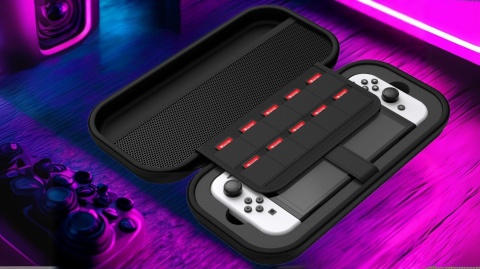 Etui ochronne z hartowanym szkłem do Nintendo Switch 2 / OLED / Lite Etui ochronne z hartowanym szkłem do Nintendo Switch 2 / OLED / Lite