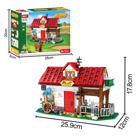 Farma klocki 535 elementów Farma klocki 535 elementów