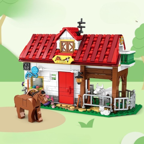 Farma klocki 535 elementów Farma klocki 535 elementów
